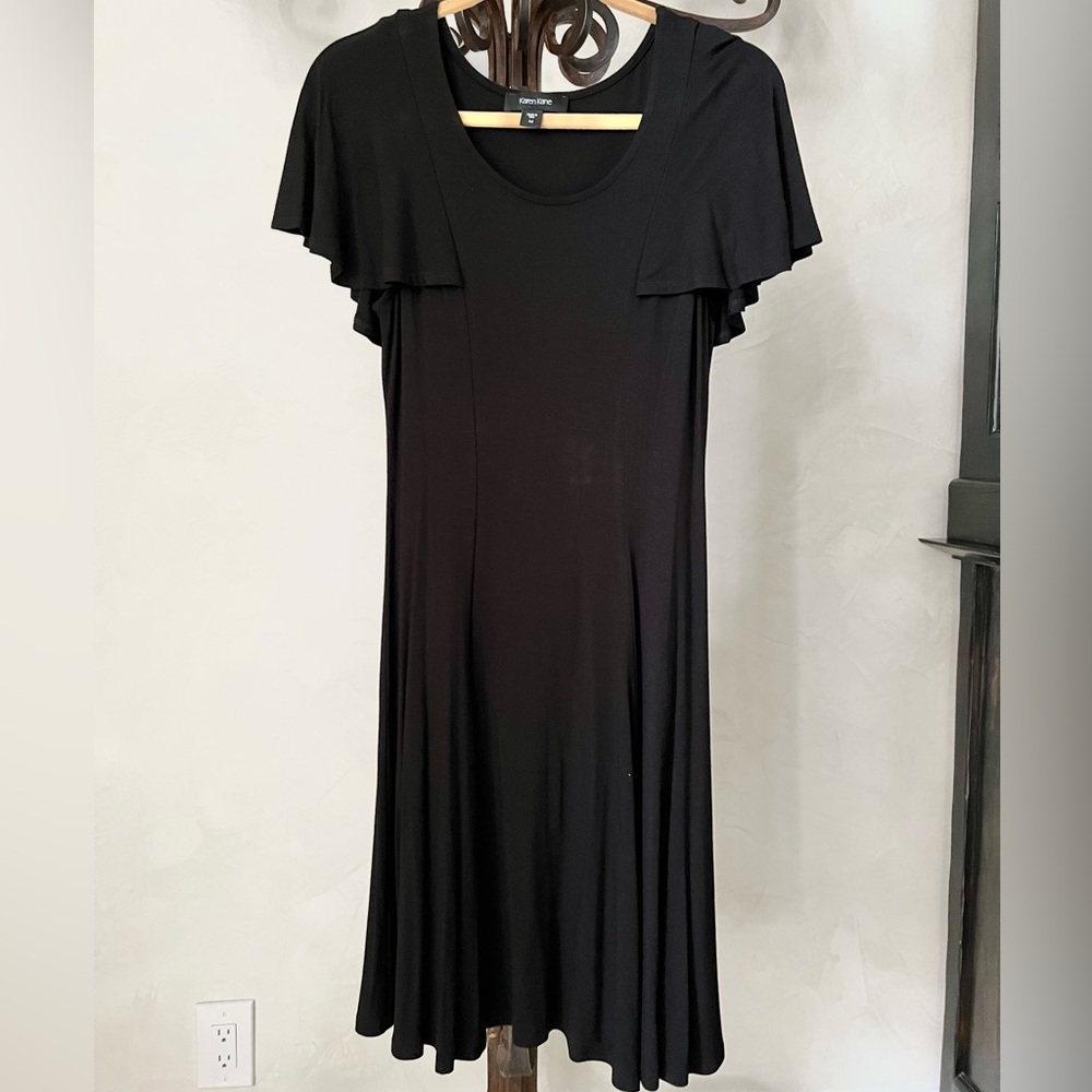 Karen Kane Black Midi Dress Day to Evening Travel